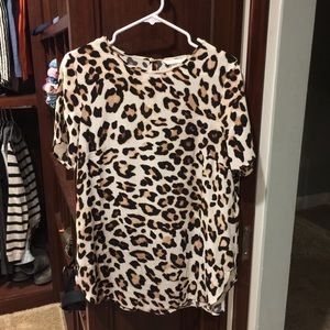 H&M leopard print shirt